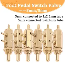 1 PCS Dental Chair Unit Foot Pedal Switch Foot Foot Control Switch Copper Valve