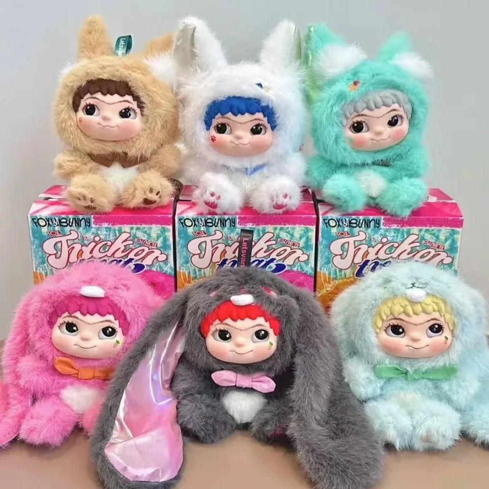 

В наличии 2025 Новый Wakuku V2 Bunny Fox Prank Diary Series Виниловая глухая коробка Симпатичная кукла Сумка Украшение Подвеска Коллекционная игрушка Подарки
