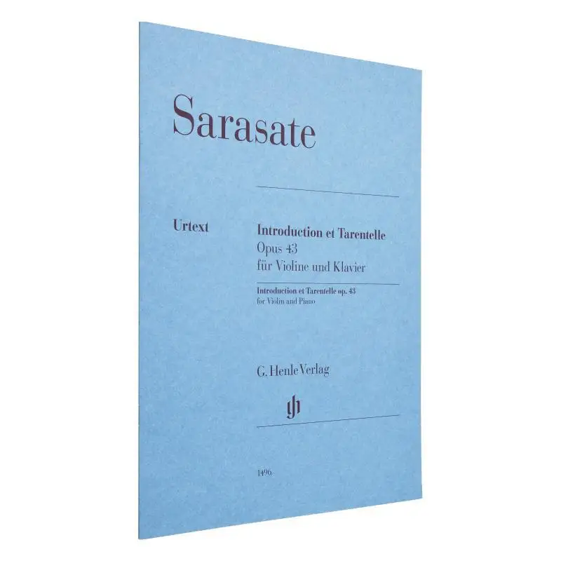 

HN1496 Sarasate Introduction Et Tarentelle Vl Pn Jost Peter G Henle Verlag 9790201814964 Книга