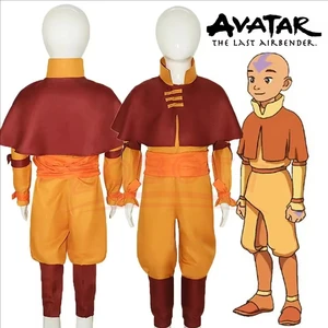 Costume de cosplay de Aang 2024 Editio Avatar The Last Airbender Play para Halloween Anime Comic Con Avatar Outfits 6 Mejores reyes de las mejores ventas - №2