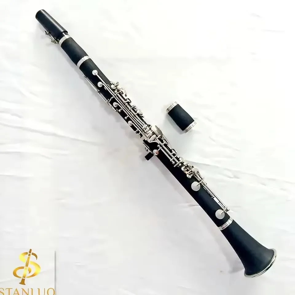 Clarinet Flute Key 17 Key Bb Nickel Plated Clarinet