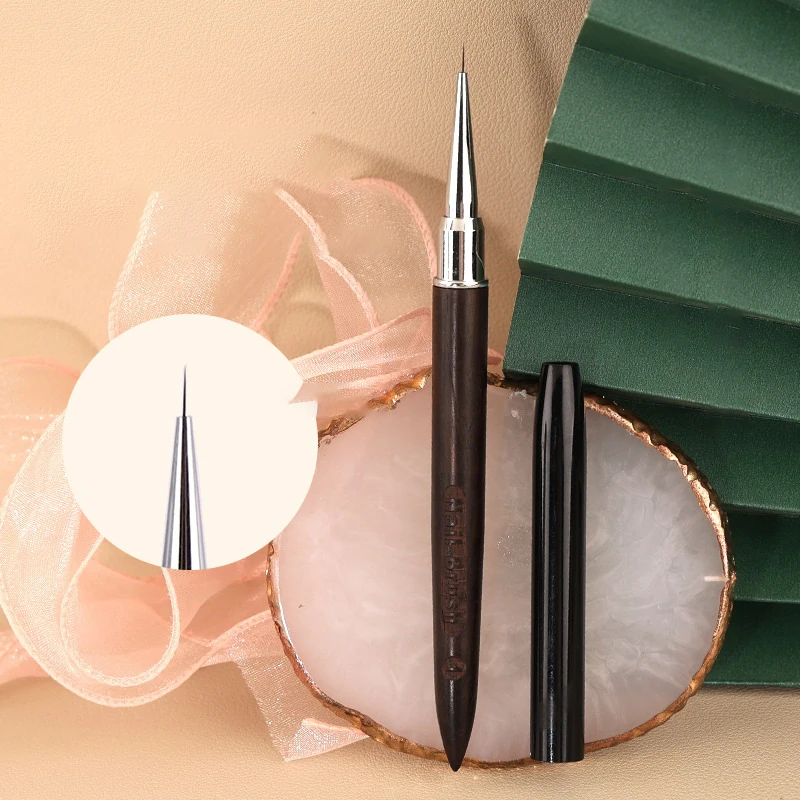 6/9/12MM Sandalwood Rod Nail Liner Brush Drawing Lines Stripe Painting Flower Pen Gel Polish Nail Art Manicure Tools