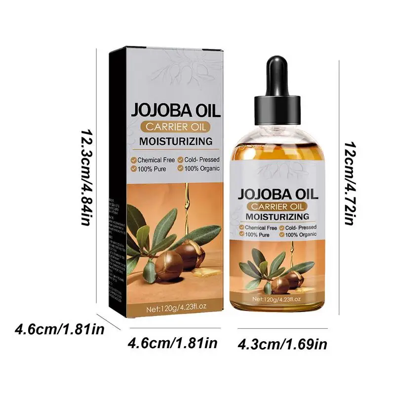 Jojoba Oil for Hair Hair Strengthening Mild Oil with Jojoba Dry Hair Nourishment Oil for Hair Salon Vacation Home Traveling