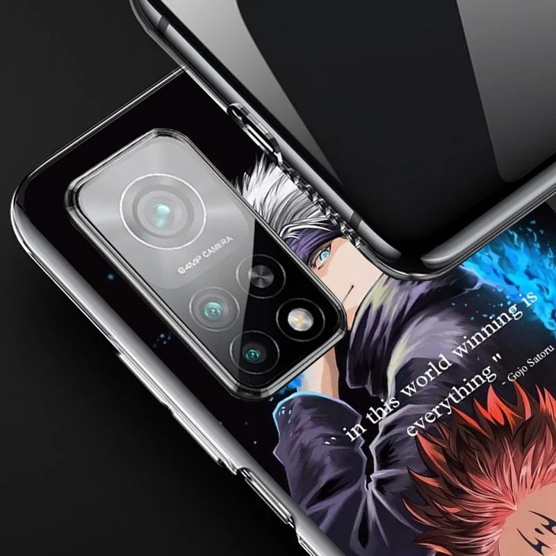 Hot Anime Jujusu Kaisen Phone Case For Xiaomi Redmi Note 13 12S 12 11 11S 11E 10 Pro Plus 10S 11T 9 9S 8 8T 7 5G Personalized Co