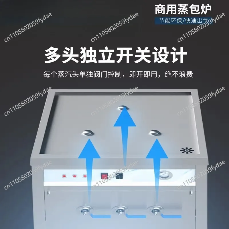Electric Steam Bun Oven Commercial Steam Oven Energy-Efficient Gas-Electric Steam Oven