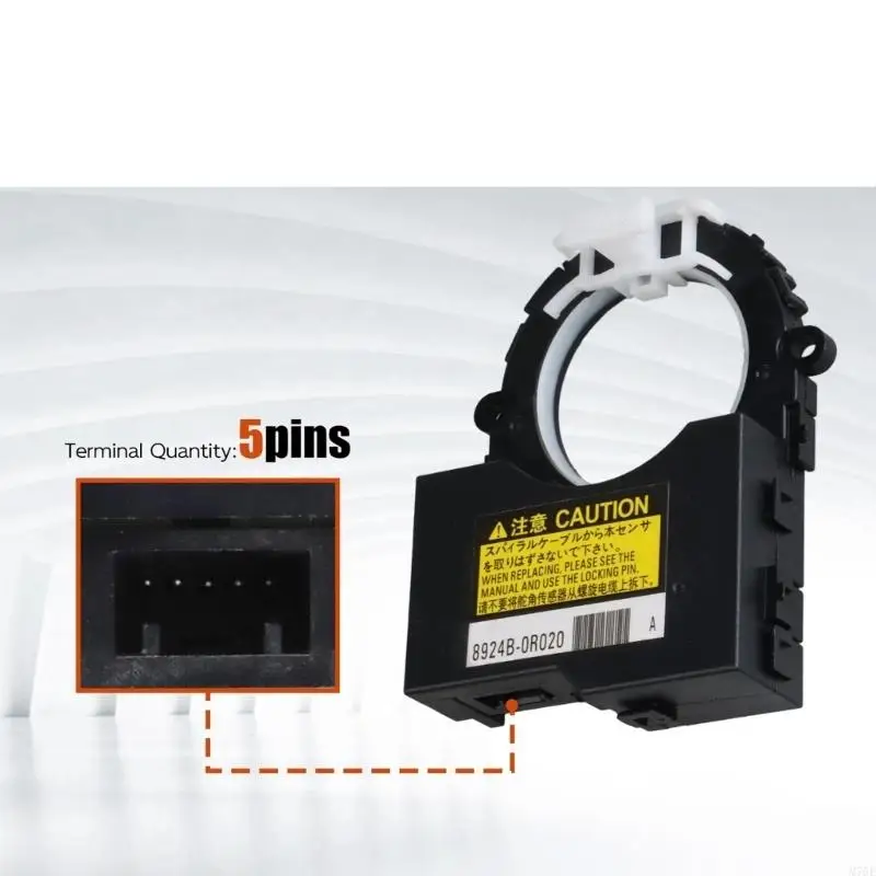 M76E Plastic Housing Steering with Black Body and White Center Insert, 8924B-0R020 8924B-48010, Single Repair Part for Service