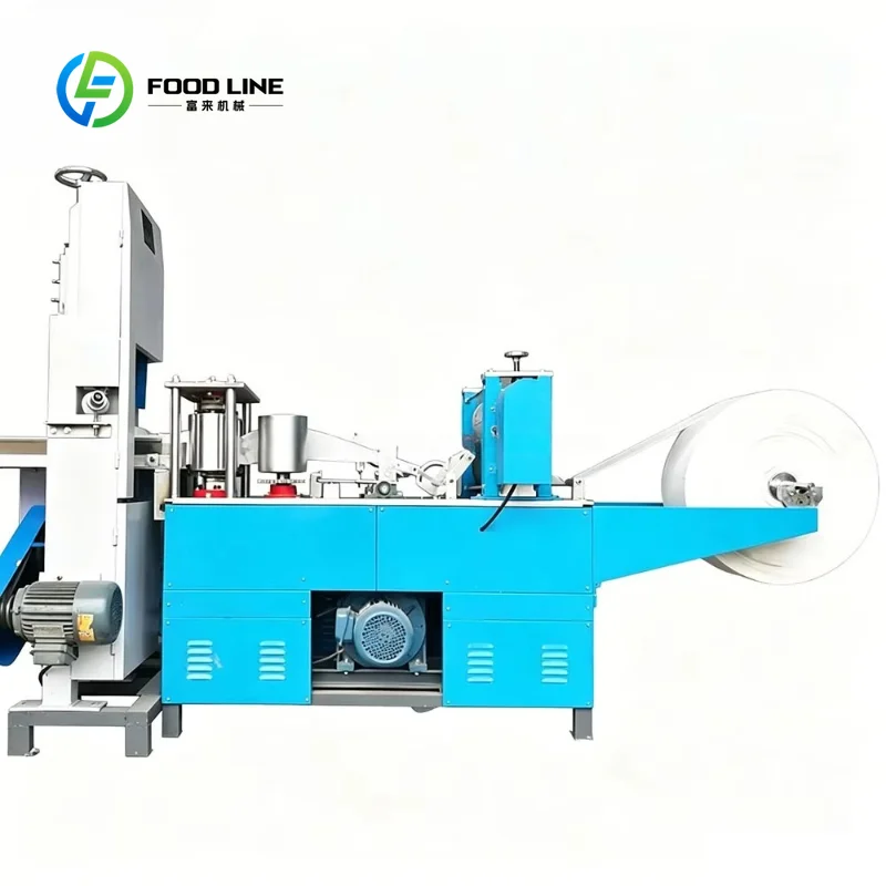 Custom made  Printing Paper Napkin Making Machine, Embossing Folding Counting Serviette Tissue Equipment