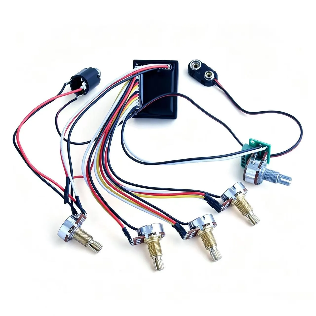 Electric Guitar Bass 2-Band / 3-Band Active EQ Preamp Kit –Master Volume & Tone Control