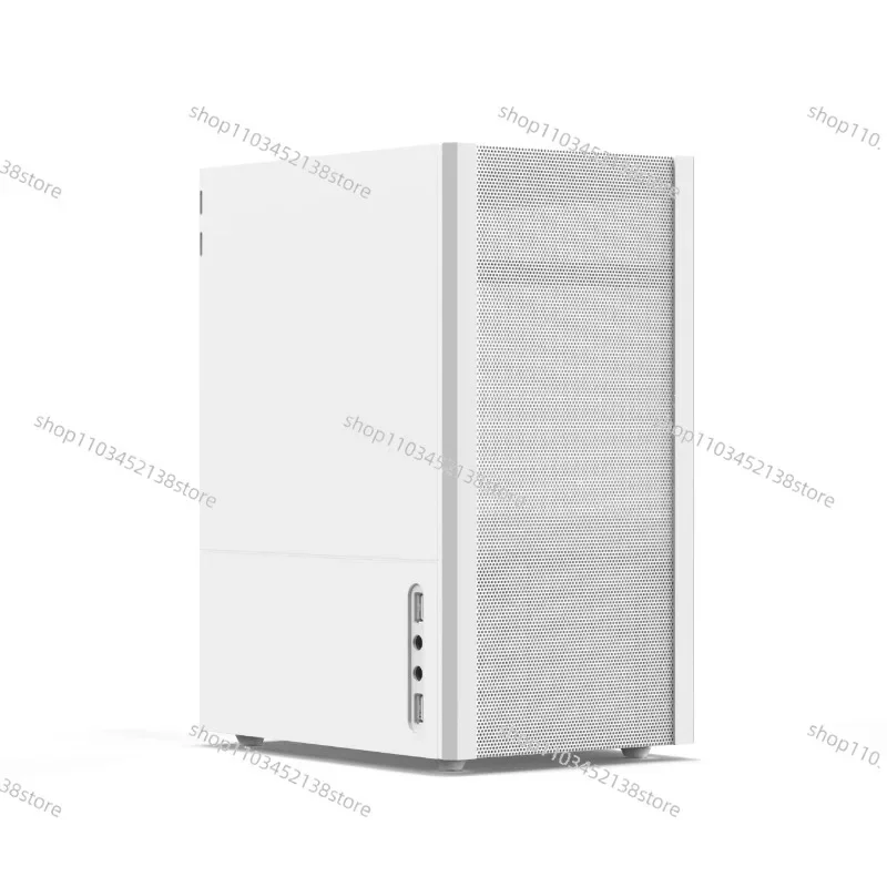 Rider R2 ITX Aluminum Alloy Cnc Tower Air-cooled Portable Mesh White SFX Desktop in-line Chassis