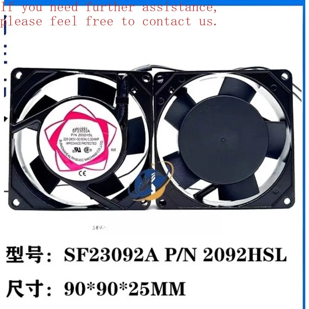 

For SF9225AT SF23092A P/N 2092HSL HBL/SUNON Axial 9CM Cooling Fan 1-year warranty