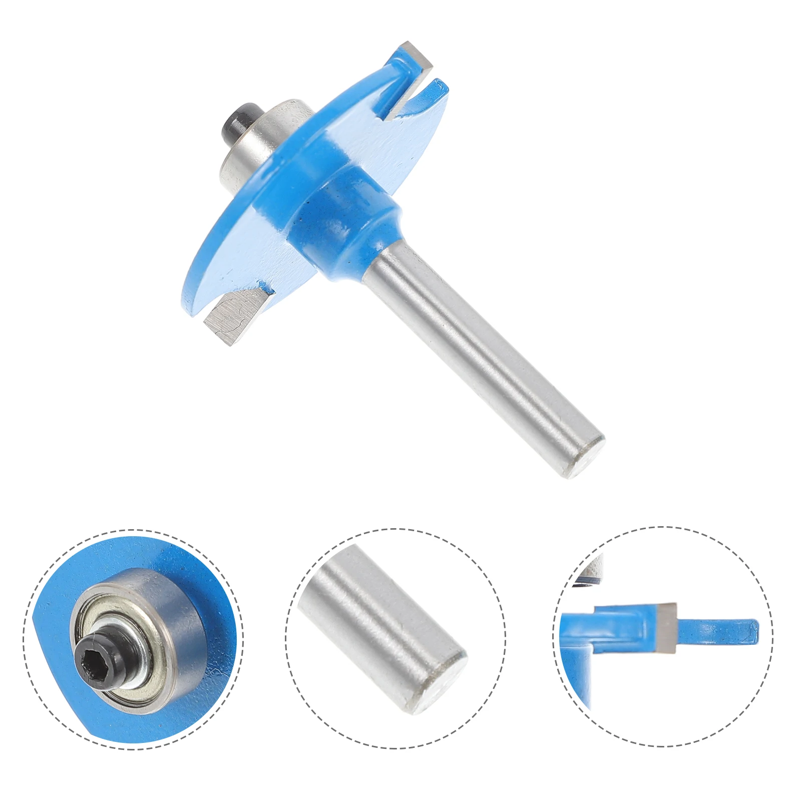 

Heat Resistant Slot Sturdy Carbide Alloy Router Bits Lightweight Durable Trimming Machine Longevity Joint Shanks Slot Cutter For
