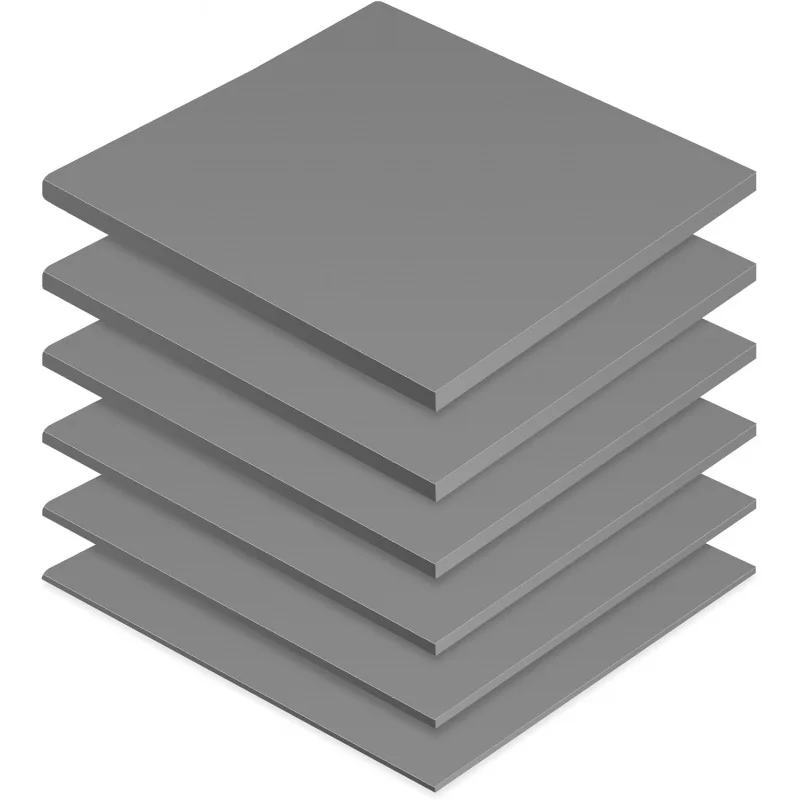 

6pcs100x100mm 0.5/1.0/1.5/2.0/2.5/3.0mm Heat-Resistant Silicone Thermal Pads 6W/m·k For Laptop Coolers, CPU, GPU, LED Coolers