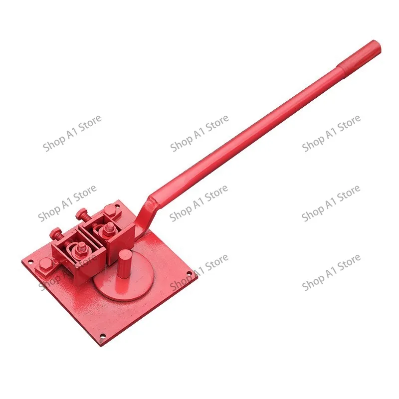 Multifunctional Manual Steel Bar Bending Machine, Flat Wire Bending Tool for Small Rebar Processing