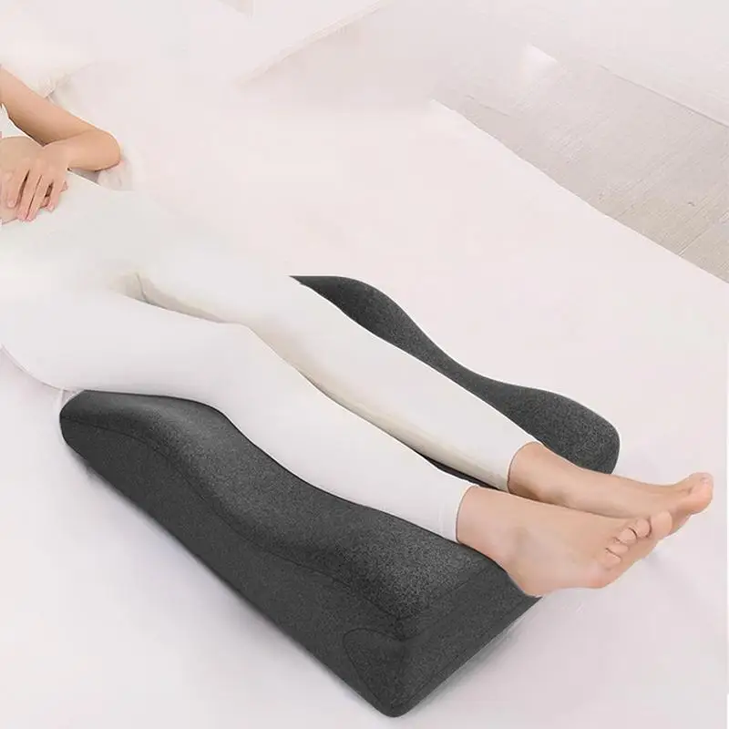 Leg Support Pillow Knee Wedge Pillow Supportive Bed Wedge Ergonomic Knee Wedge Pillow Portable Comfort Knee Pillow For Reading