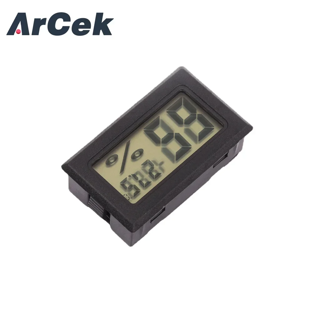 Mini Black Digital LCD Display Thermometer Hygrometer Temperature Indoor Convenient Temperature Sensor Humidity Meter Instrument