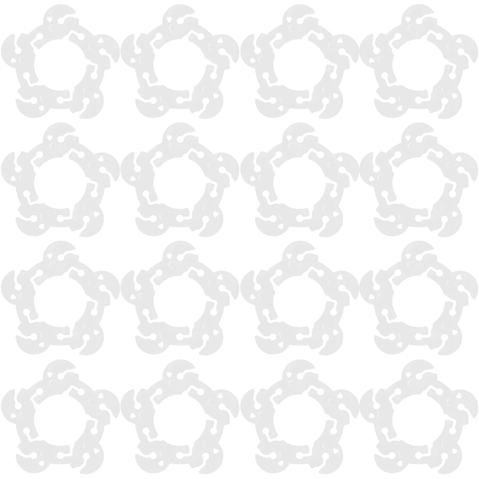 

100 Pcs Clips Wedding Balloons Decorations to Tie off Welcome White Holder Party