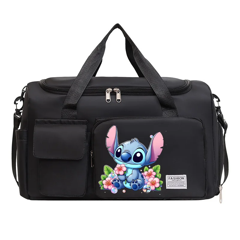 New Stitch Disney borsa da viaggio Cartoon Letter Printed Handbag borsone di grande capacità borsa da viaggio portatile da viaggio all\'aperto regalo