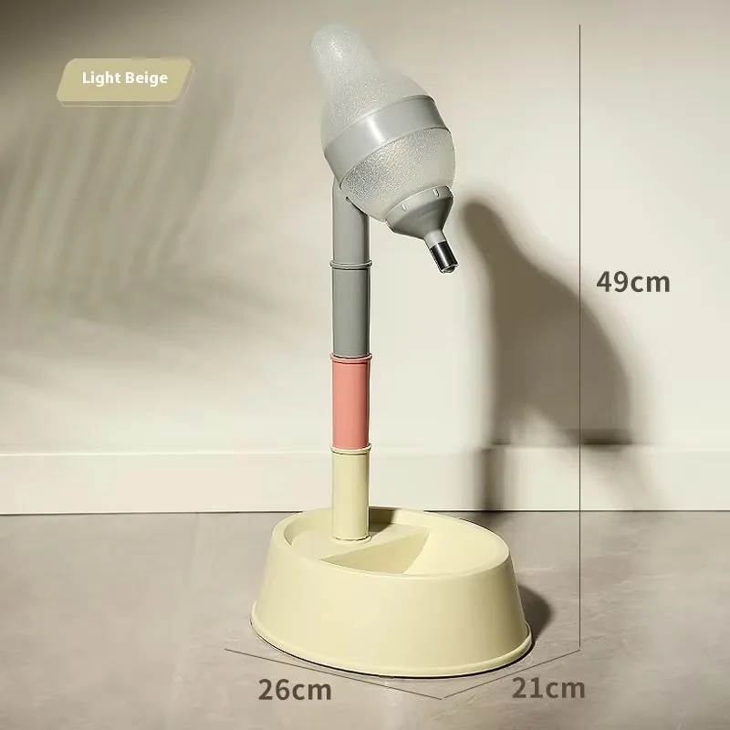 

Adjustable Hanging Plastic Water Dispenser for Dogs Integrated Feeding Kettle Bowl Removable Washable Pet Bowl Eco-friendly