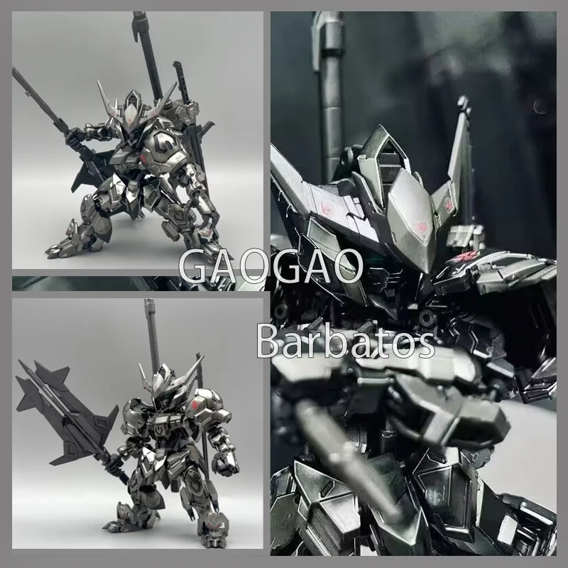 

GAOGAO MGSD Barbatos Base limited Iron and blood electroplating silver color Edition New product Assembly Model Kit Toys Gifts