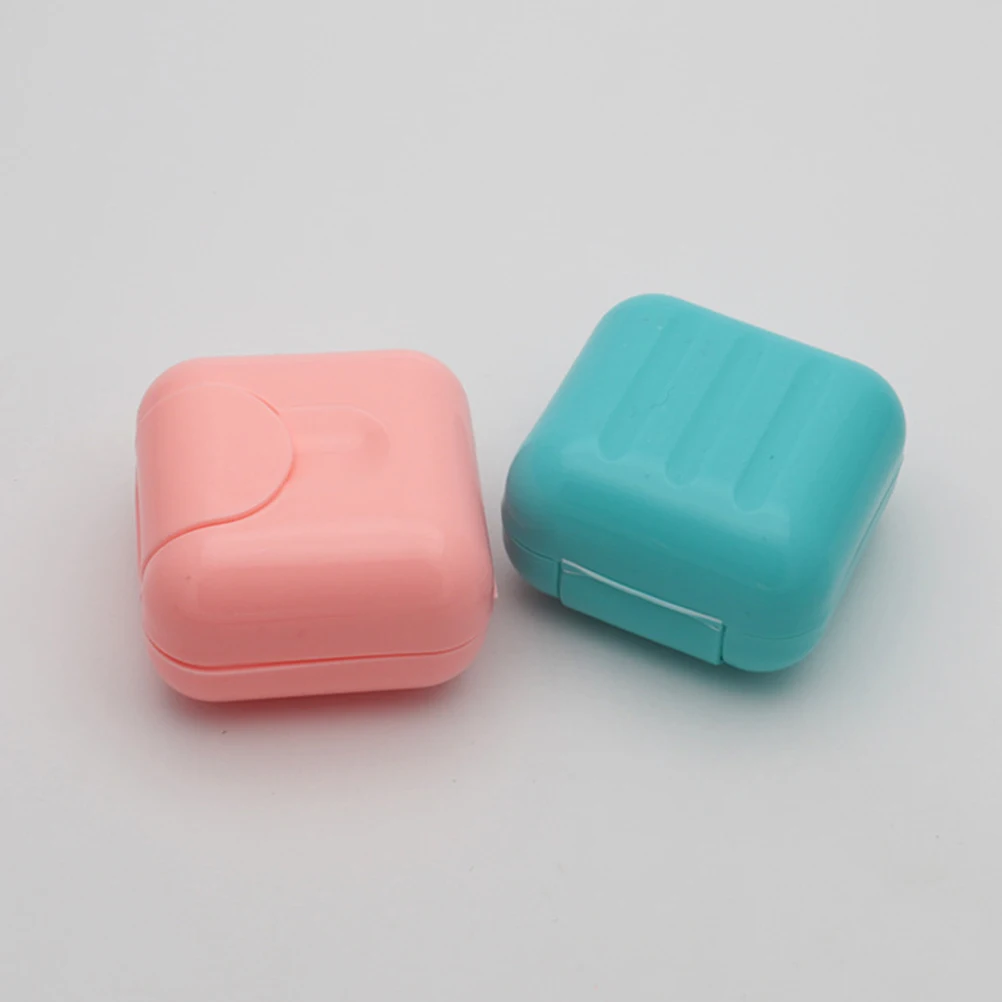 

10 Pcs Waterproof Soap Box Holder Dish Travel Accessories Case with Cover Container