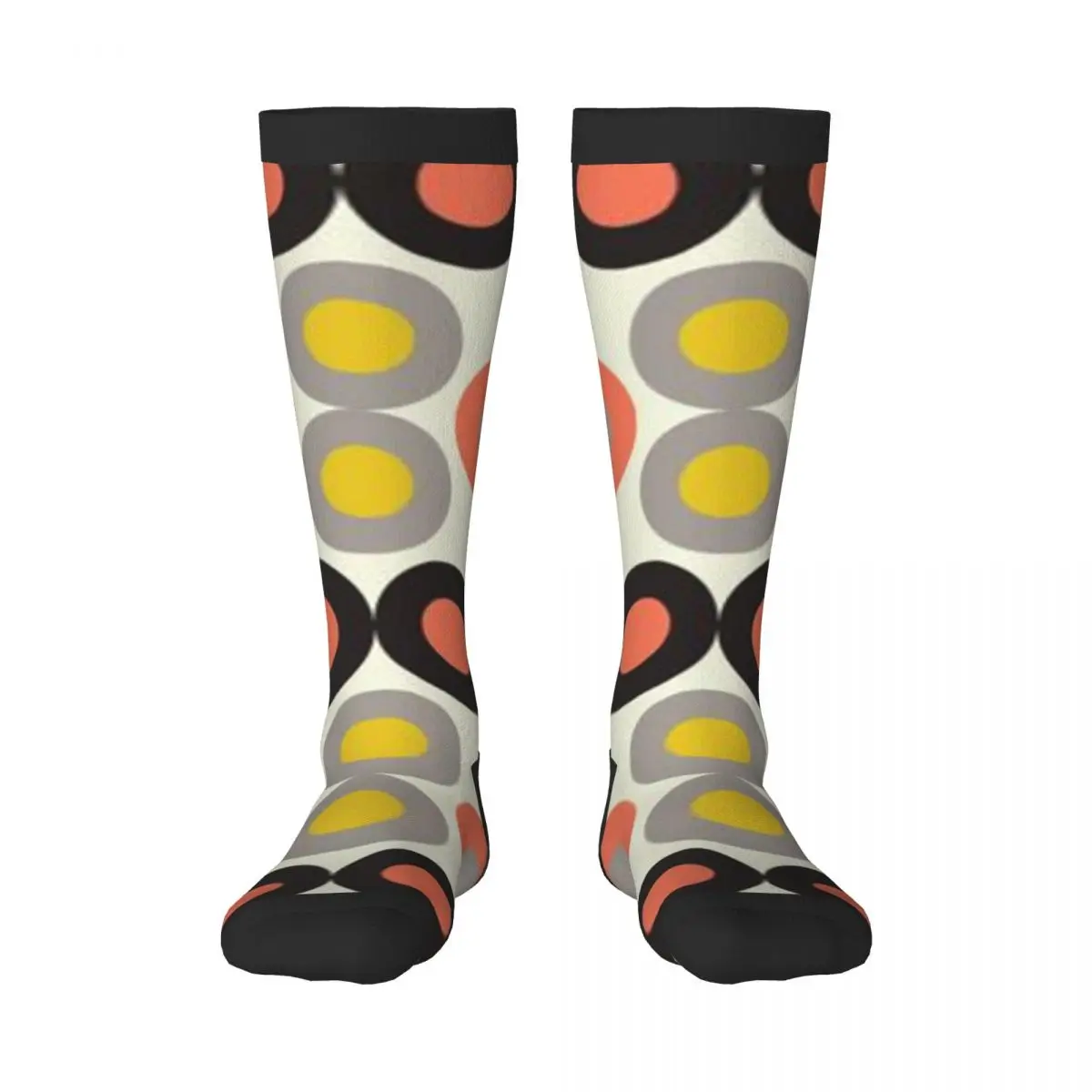 

1 Pack Geometric Dots Pattern Over-knee Long Socks Middle High School Socks