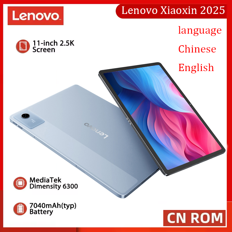  Original New Lenovo Xiaoxin Pad 11 2025 Tab 128GB 256GB ROM MTK Dimensity 6300 11" 2.5K Screen 7040mAh WIFI Android Pads Tablet 