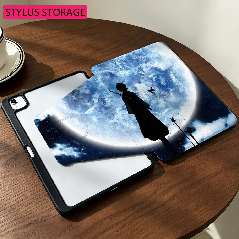 Anime B-Bleach For Samsung Galaxy Tab S9 S10 S11 14.6 13.1 inch FE Ultra 360° Rotation Stylus Storage Tablet Case