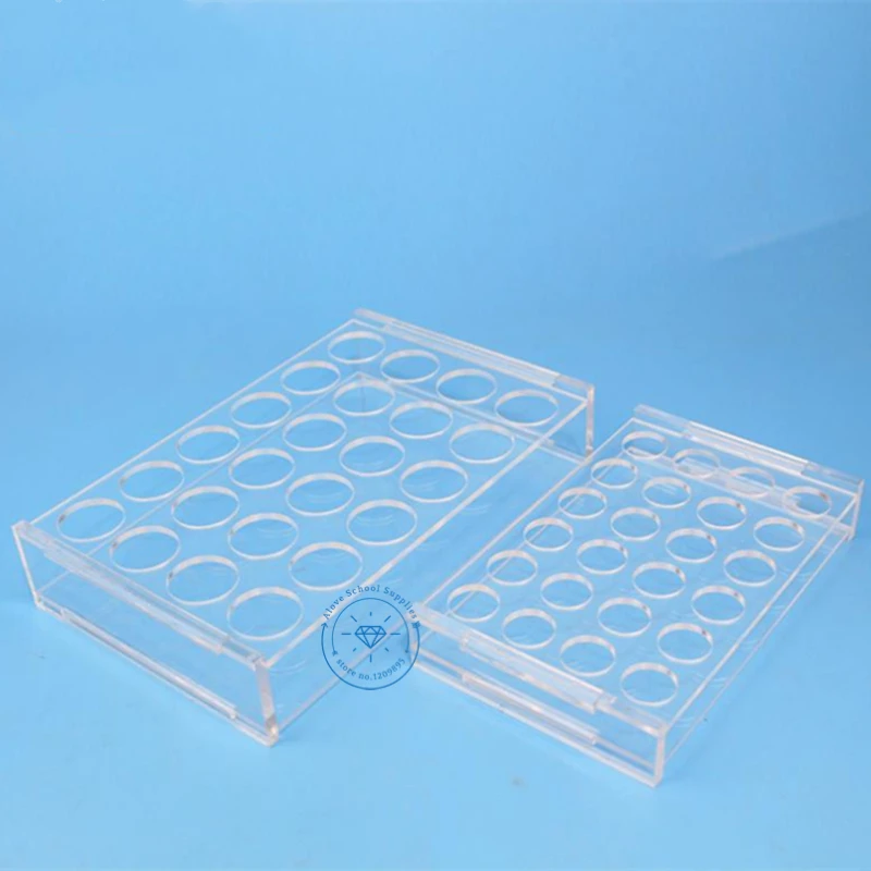 Sample Bottle Rack Laboratory Equipment,High Quality PMMA 2ml,3ml,5ml,10ml,20ml,30ml,40ml,50ml,60ml