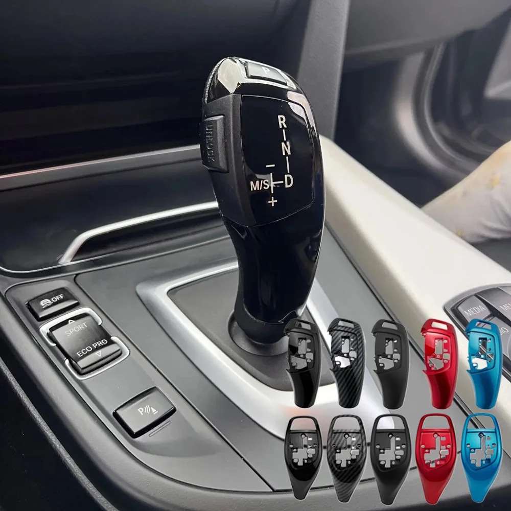 ABS Car Gear Knob Shift Lever Cover Replacement For BMW F Chassis 1 2 3 5 7Series F10 F20 F21 F22 F11 F01 X1 X3 X4 M3 M5 F30 F25