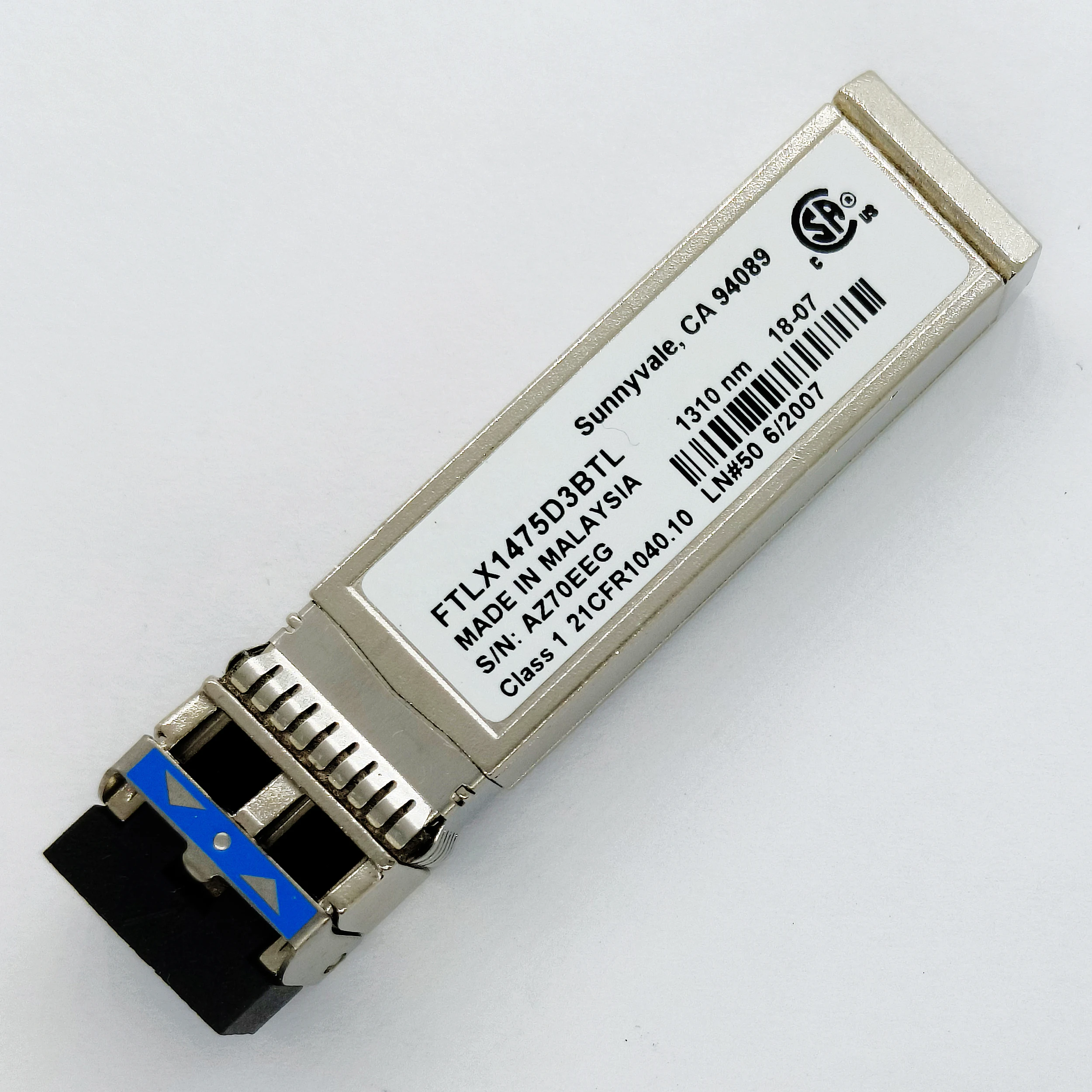 

Genuine For Finisar 10G 10km FTLX1475D3BTL LR 1310nm SFP+ SM Duplex LC Industrial Grade -40 ~ 85 ℃ Transceiver Optical Module