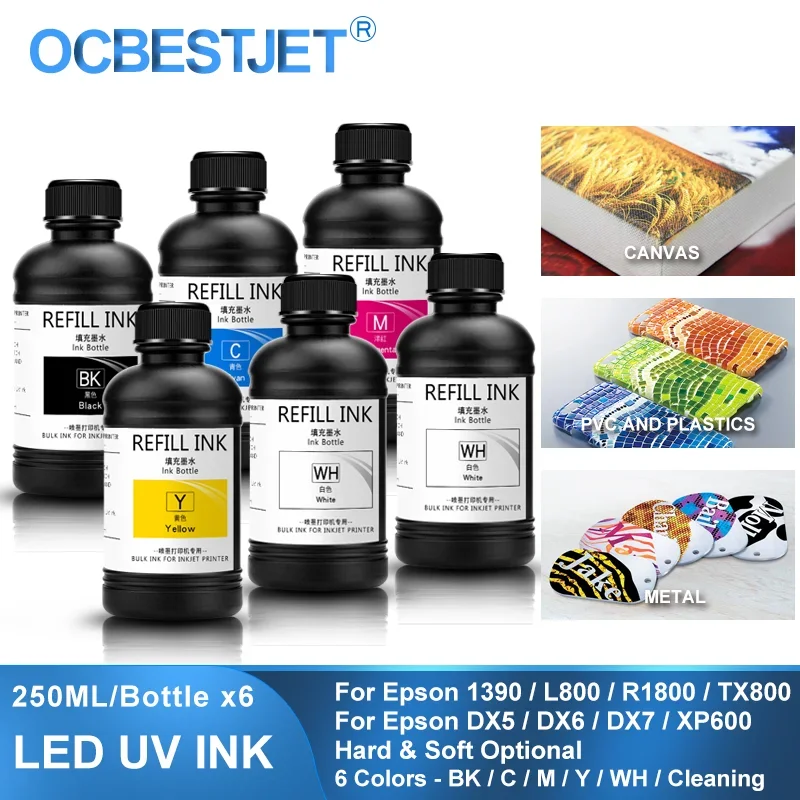 6X250Ml L805 Uv Dtf…