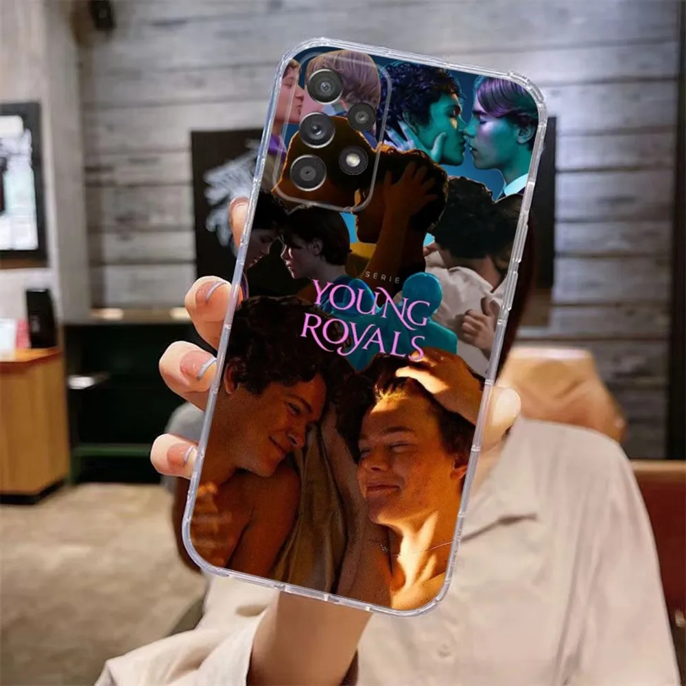 Young R-Royals TV Series Phone Case For Samsung Galaxy A71,70,52,51,40,31,A50,30S,21S,Note20ultra Transparent Cover