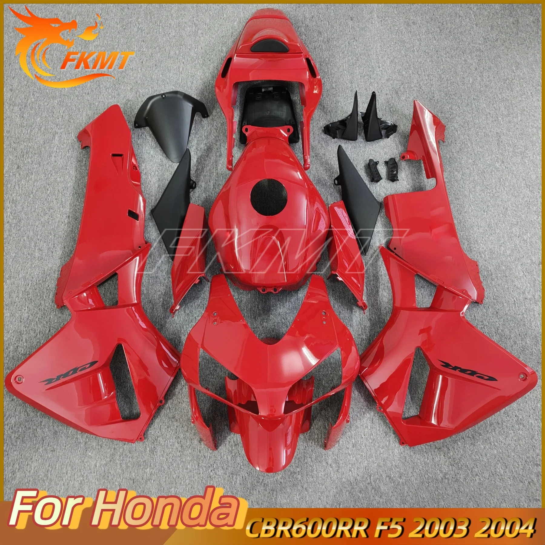 

Motorcycle Fairing kit for HONDA CBR600RR F5 03 04 CBR 600RR CBR 600 RR 2003 2004 ABS Hot black Fairings set