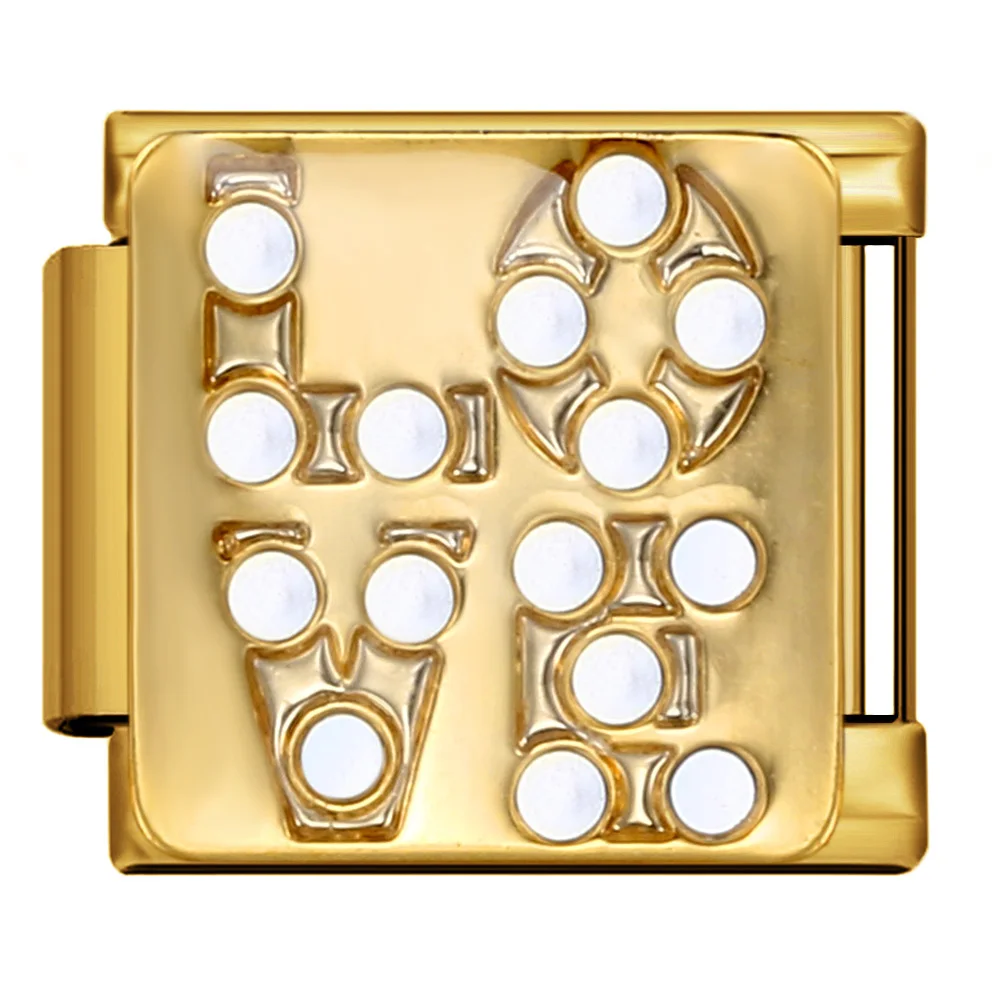 URING مطعمة تشيكوسلوفاكيا الحب دولفين فراشة الطيور الإيطالية ربط سحر صالح 9 مللي متر سوار الفولاذ المقاوم للصدأ عيد الحب لتقوم بها بنفسك مجوهرات