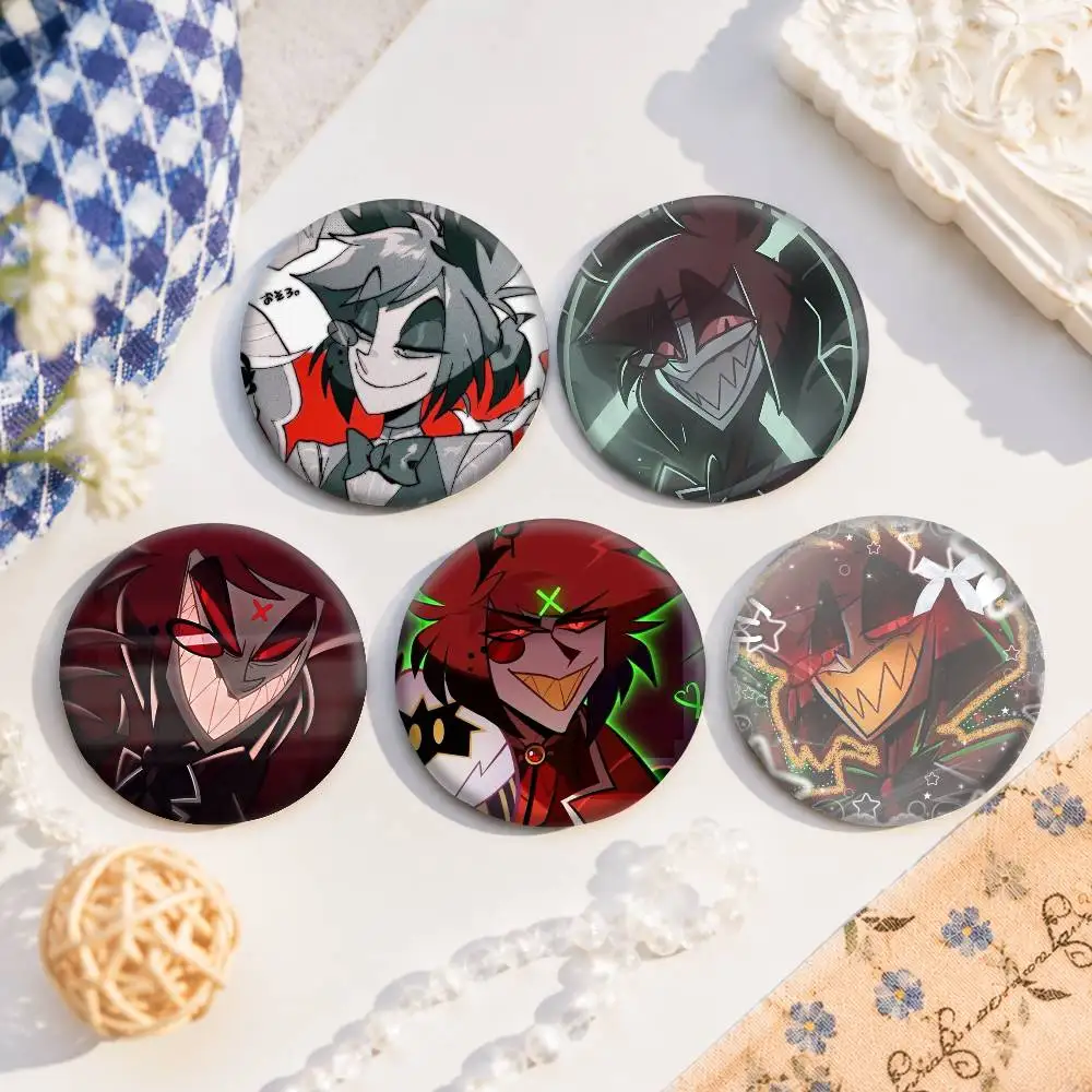 A-A-Alastor-R Pins, Cartoon Brooches, Badge Gifts, Clothing, Backpacks, Stationery, Accessories