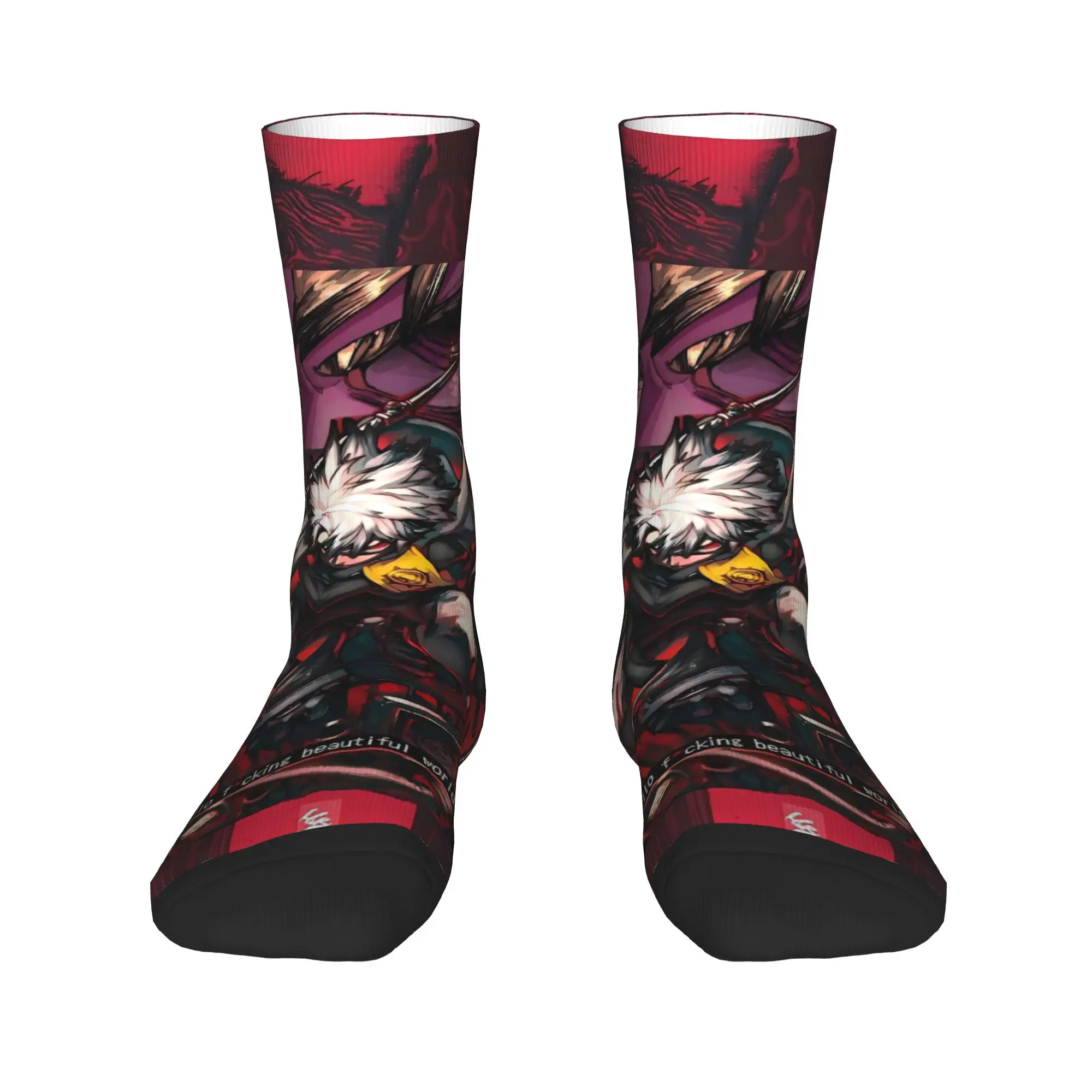 جديد مضحك Gachiakuta Manga (9) جوارب تصميم عصري الجوارب الخريف عدم الانزلاق الجوارب الرجال سكيت تنفس الجوارب