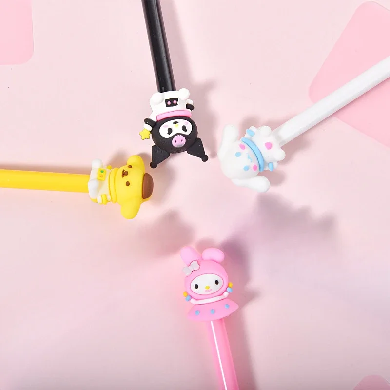 Sanrio Styling Gel Pen Black 0.5mm Student Cute Creative Carbon Water Pen Kawaii Beautiful