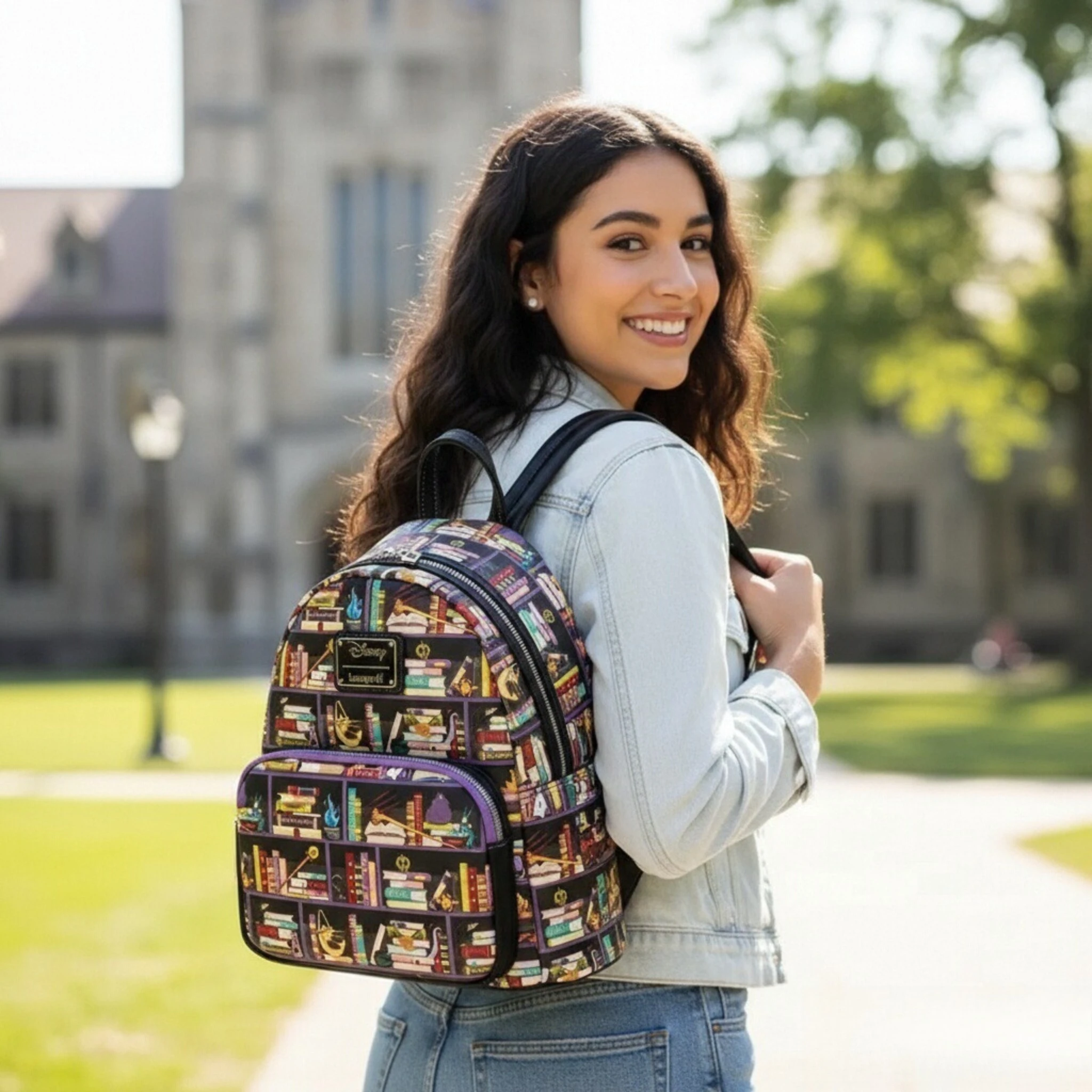 

Белоснежный Дональд Дак, сумка через плечо с двойным ремнем, женский рюкзак, милый мультяшный рюкзак