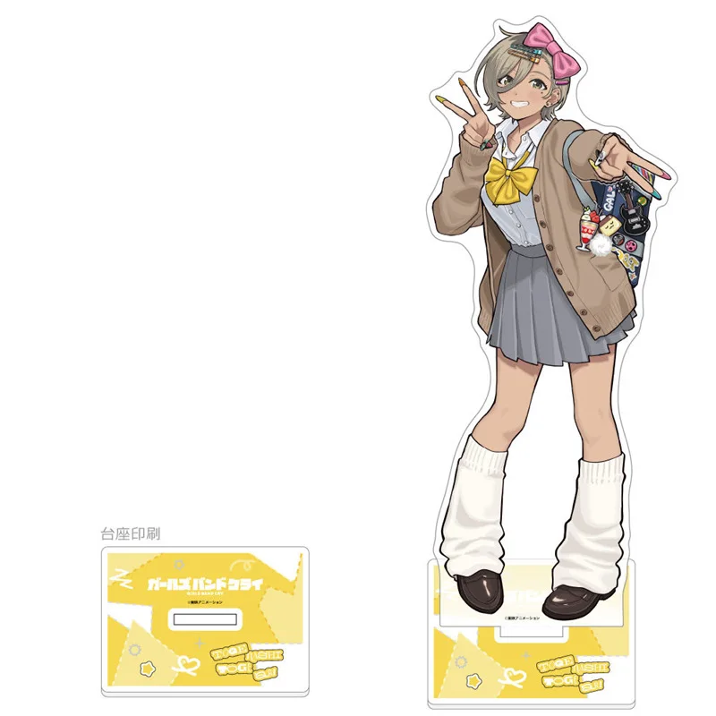 13-14 سنتيمتر البكاء فتاة الفرقة أنيمي Gbc الساخن فتاة نمط الاكريليك حامل الشكل حلية مجموعات الهدايا #5