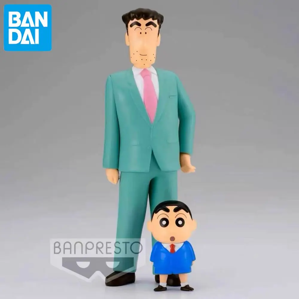 In Stock Original Banpresto Crayonshin Crayon Shinchan nohara Hiroshi Figure Anime Genuine Collectible Boxed Model Dolls