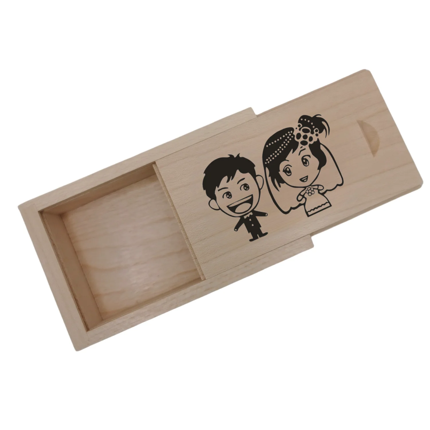 Custom Wedding LOGO Woods Engrave USB 2.0 Memory Flash Pen Flash Drive Thumbdrive Weddings