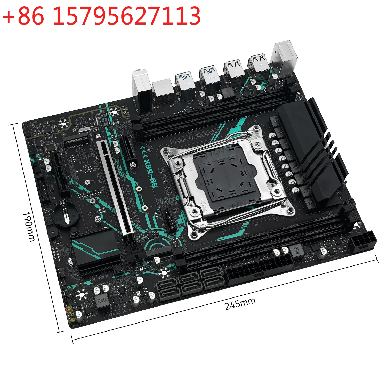 

Материнская плата для настольного компьютера MACHINIST X99-B9, LGA 2011-3, DDR4, C612x99