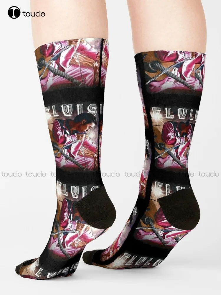 Austin Butler Guitar Socks Personalized Socks Fashion Creative Leisure Funny Art Abstract Oil Painting Socks Unisex Adult