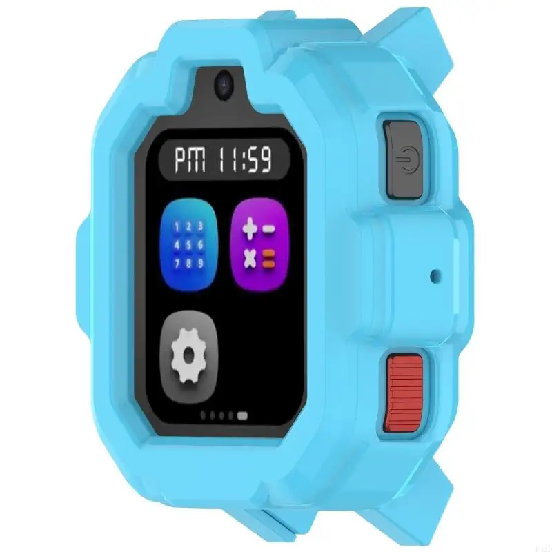 

F42D Lightweight Shockproof Smartwatch Case for TickTalk 5 Children's Watch Flexible TPU Protector Cover Stylish Color