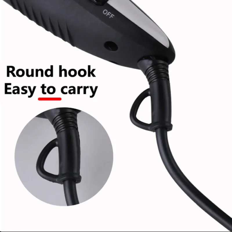 Cortadora de pelo con cable profesional, cortador de pelo eléctrico, cuchillas de afilado, kit de aseo enchufable con palanca cónica, 10w