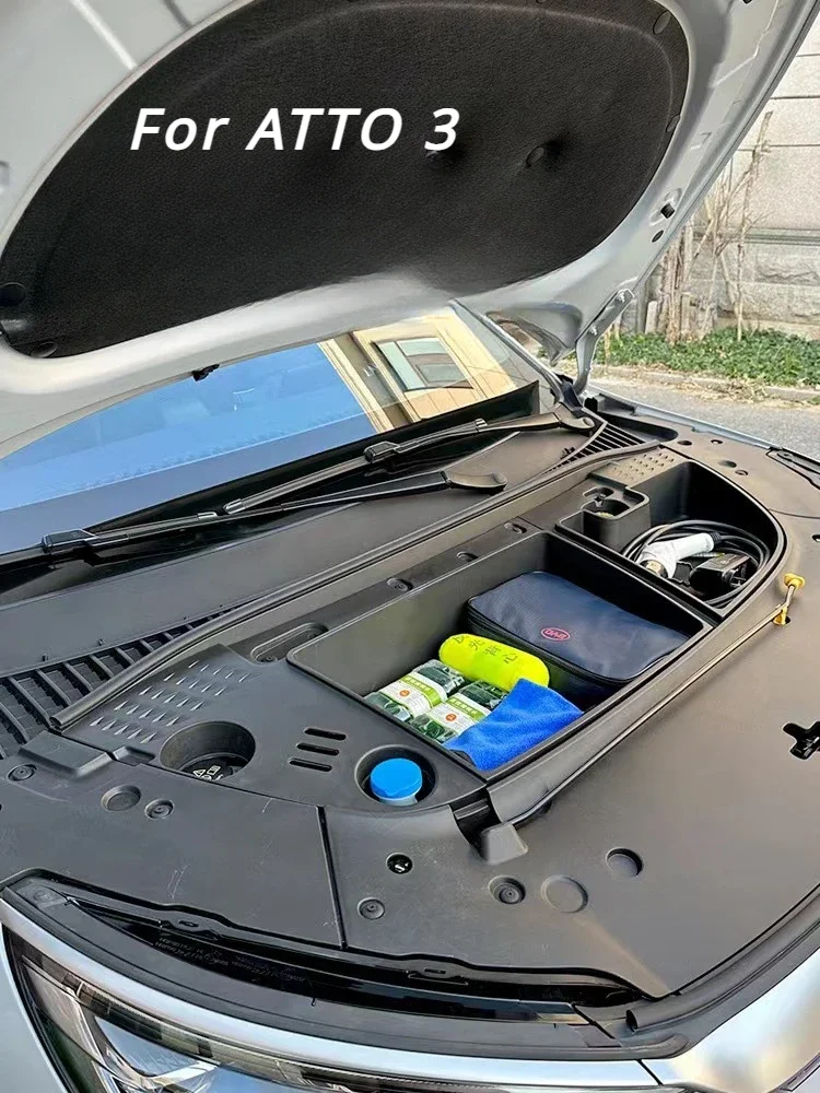 Stylish Storage Box for BYD ATTO 3 Yuan PLUS 2022-2024 Organize Your Car like A Pro Efficient and Organized Interior Storage