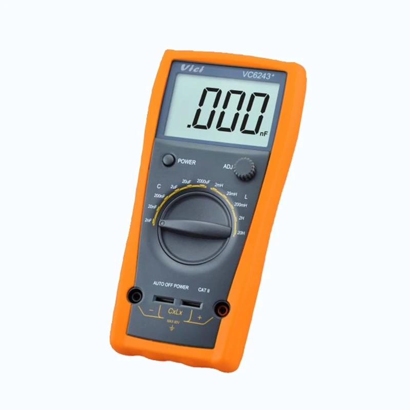 Vici VC6243+ Digital LC Meter High Precision 20H Inductance 2000uF Capacitance Measure LSI-circuit Capacitor Self-discharge