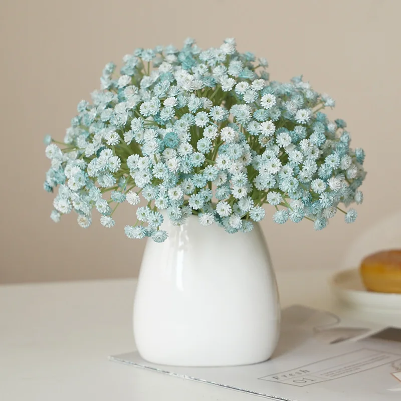 Artificial Gypsophila Flowers Wedding DIY Bouquet Decoration Arrangement Plastic Babysbreath Fake Flower Home Decor