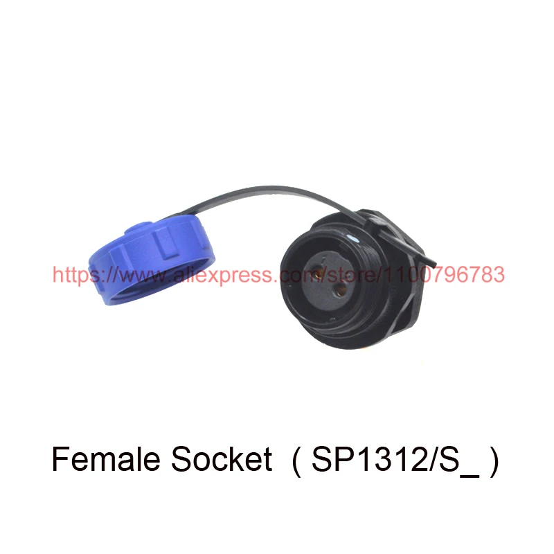 Original Weipu Anschluss SP13 IP68 2 3 4 5 6 7 9 Pin Männlich Weiblich Wasserdichte Kabel Stecker Vorne Montieren buchse SP1310 SP1312 – Detail 10