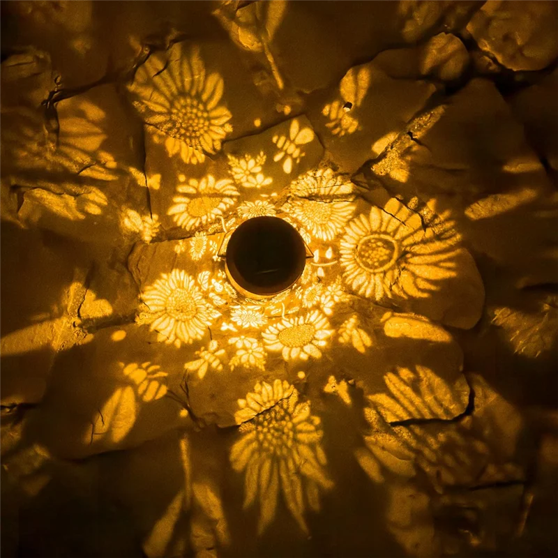 

AA73 Солнечные фонарики с подсолнухом, водонепроницаемые уличные фонарики, подарки на день рождения для женщин, мамы, бабушки, подвесные солнечные фонари для двора, патио